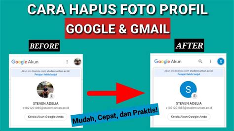 Cara Menghapus Foto Profil Akun Google
